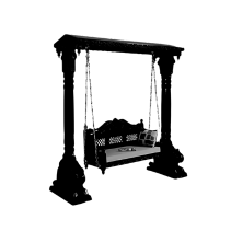 wooden swing