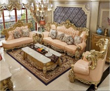 6 Seater Wooden Sofa's