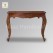 Classic Handcrafted Teak Wood Console Table | Handcarved Design with Natural Brown Polish