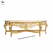 IMPRESSION ART STORE Interio Bliss Baroque Belle Gold Finish Console Table with Mirror