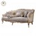 Hand-Carved Teak Wood Sofa Set 7 Seater (3+2+1+1) | Deco Golden Finish