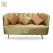 Modern 2-Seater Sofa for Living Room | Stylish Wooden Sofa with Cushioned Back