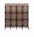 IMPRESSION ART STORE Partition 5 Decorative 3-Panel Room Divider - Classic Wooden Design