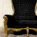 High-Back Cushioned Lounge Chair– Designer Fabric & Armrests for Living Room Comfort