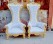 High-Back Cushioned Lounge Chair with Stool – Designer Fabric & Armrest for Living Room Comfort