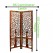 Partition for Living Room Privacy Screen for Home Wooden Separator Divider for Pooja Room 2 Penals