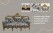 5-Seater Silk Fabric Sofa Set with Handcarving Teakwood & Center Table for Living Room