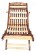 Elegant Classic Foldable Easy Chair for Adults | Made by Sheesham & Mango Wood (Brown & Cream)