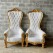 High-Back Cushioned Lounge Chair with Stool – Designer Fabric & Armrest for Living Room Comfort