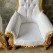 High-Back Cushioned Lounge Chair with Stool – Designer Fabric & Armrest for Living Room Comfort