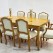 Classical And Wooden Dining Table And Chairs