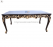 Handcrafted Luxury Dining Set – Solid Wood with Green Leather Chairs & Ornate Gold Detailing