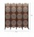 IMPRESSION ART STORE Partition 5 Decorative 3-Panel Room Divider - Classic Wooden Design