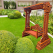 Impressions Art Store Royal Hand-Carved Wooden Garden Swing