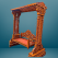 Impressions Art Store Royal Hand-Carved Wooden Garden Swing