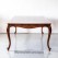 Luxury Teakwood Dining Table with 8 Chairs with Glossy Wooden Top