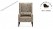 Morgen Lounge Chair In Calico Print Fabric