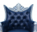 Handcrafted Teakwood One Seater Leather Sofa