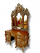 Elegant Vintage Table with Ornate Mirror and Luxury Carvings for Your Dressing Room