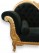 IMPRESSION ART STORE Ultimate Relaxation: Velvet Chaise with Gold Finish
