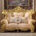 European Style Classic Real Leather 6 Seater Sofa Set
